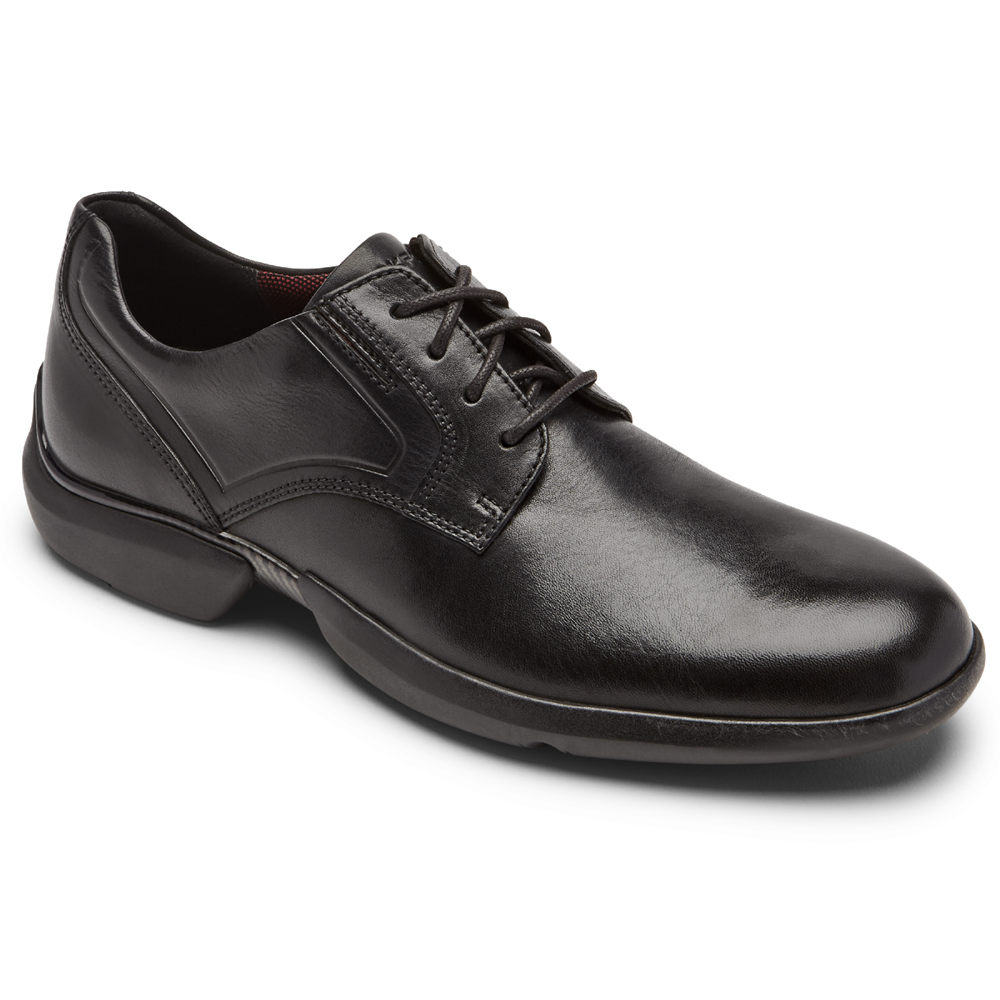 Oxfords Rockport Homem Pretas - Total Motion Advance Plain Toe - 36421ETMA